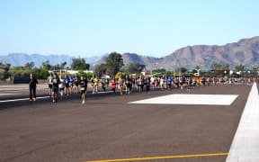 Running the runway in Dunedin