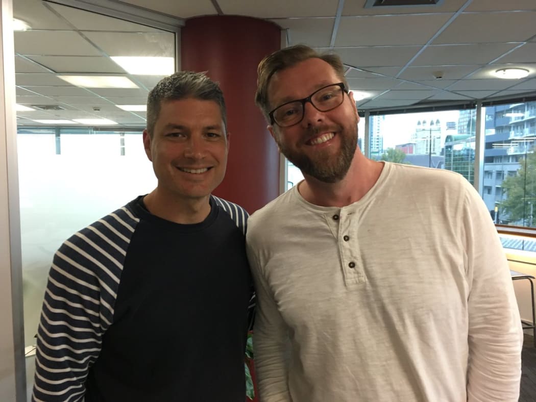 Damian Barr with Jesse Mulligan
