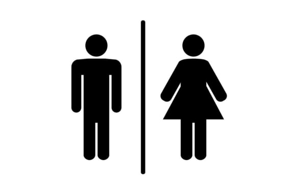 Toilet sign