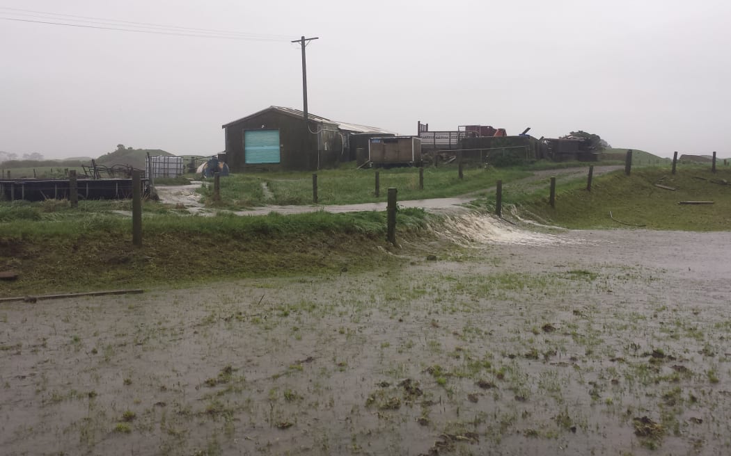 Vaughn Brophy's dairy farm has faced the wettest July and August he has seen.