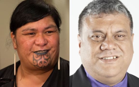 Nanaia Mahuta, left, and Rahui Papa.