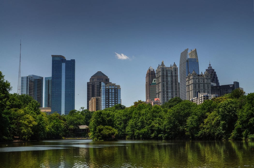 Afternoon in Piedmont Park in Atlanta