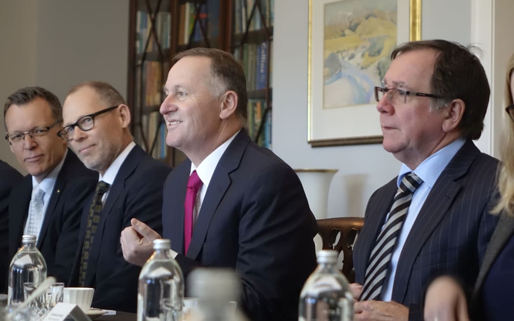John Key and Murray McCully in talks with Fiji Prime Minister Frank Bainimarama