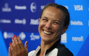 Gold medalist Lisa Carrington of New Zealand.