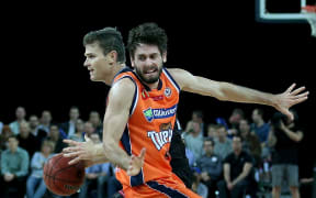 Jarrad Weeks playing for former club Cairns Taipans in the ANBL