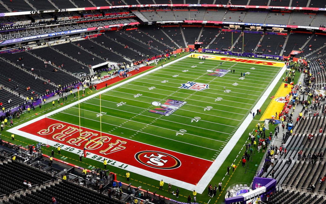 Allegiant Stadium in Las Vegas.