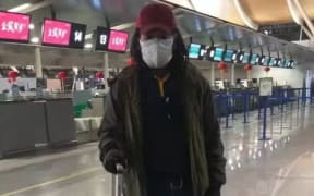 Ben Mendel at Shanghai airport.