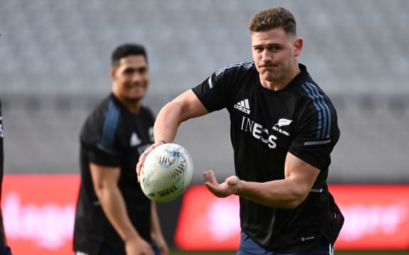 Dalton Papalii at All Blacks training.