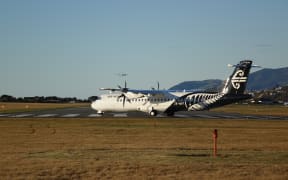 Air New Zealand plane in Nelson