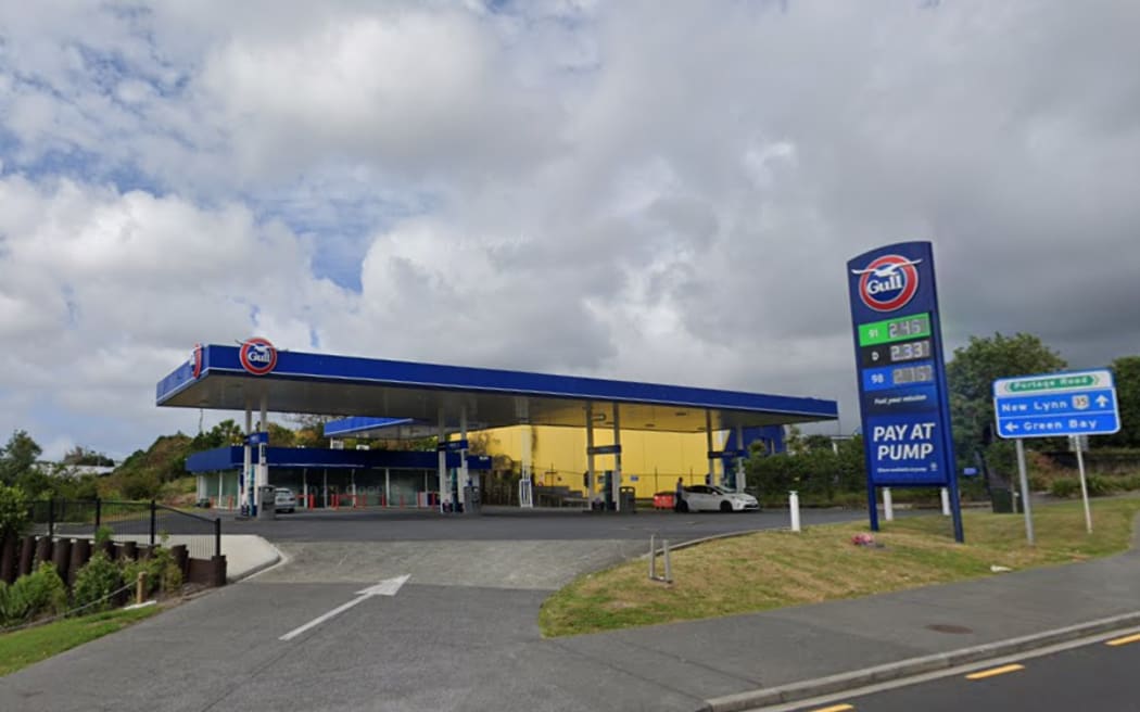 Gull station on Clark Road, New Lynn, West Auckland.
