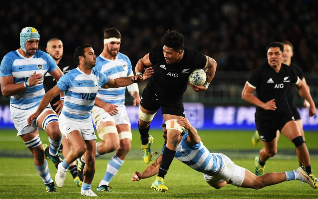 All Black Ardie Savea during their Rugby Championship test match Argentina v All Blacks.