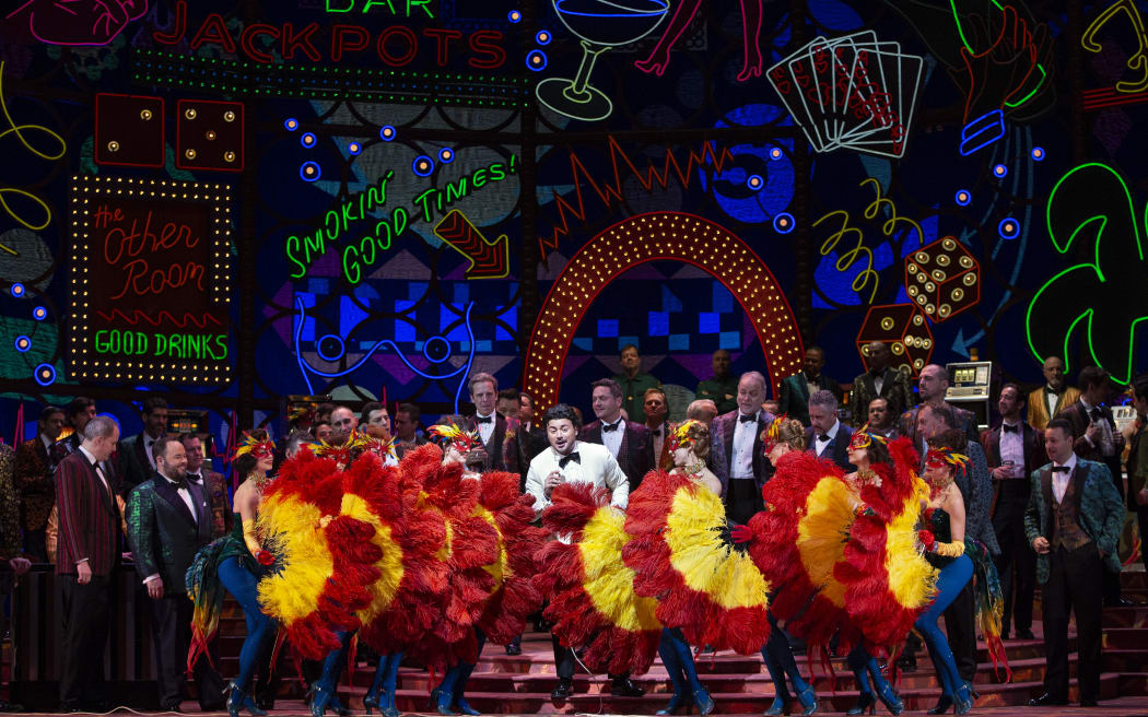 A scene from Rigoletto at The Met