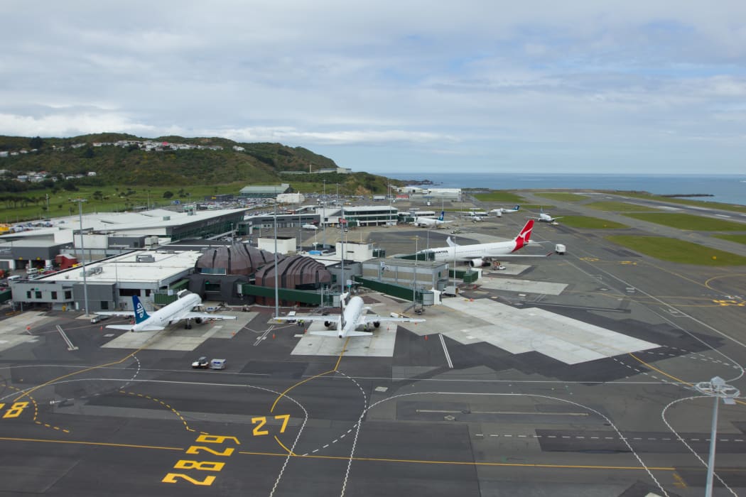 Wellington airport runway.