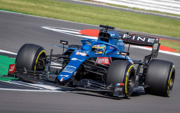 Alpine F1 Team driver Fernando Alonso.