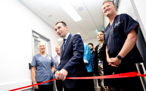 Minister of Health Simeon Brown at the opening of the new Adult Emergency service in Auckland Hospital.