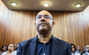 Manuel Chang, former finance minister of Mozambique, appears at the Kempton Park Magistrates court to fight extradition to the United States.