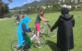 Women's cycling day at Karori Park