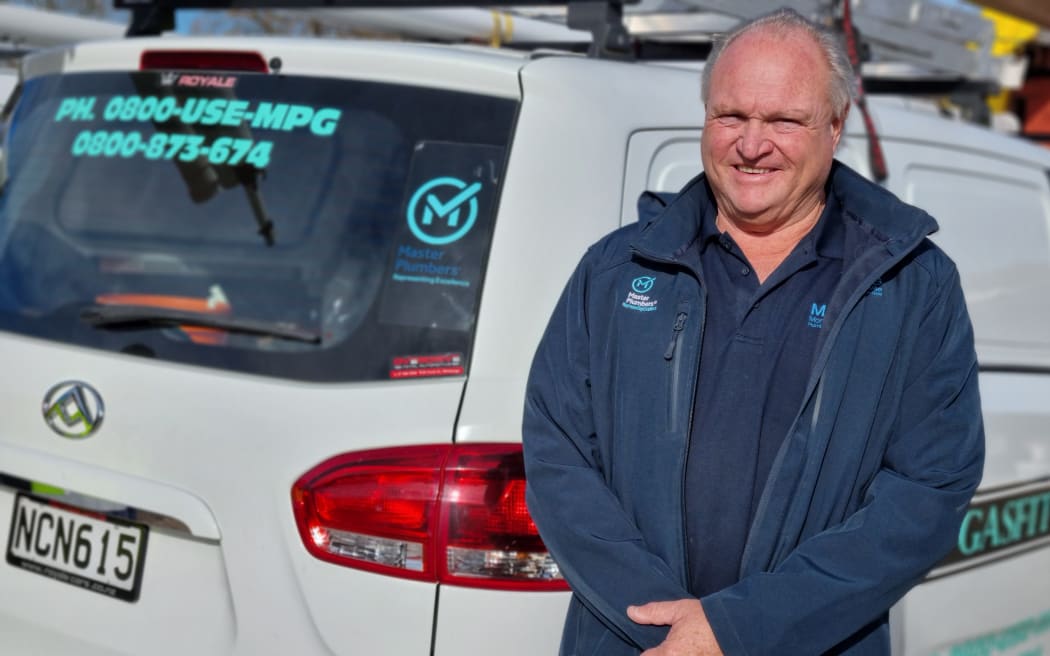 Morrinsville Plumbing and Gas Services managing director Dave Strong.