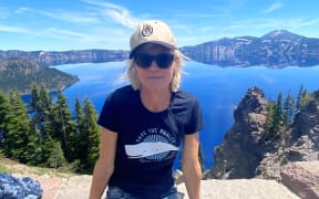 Santa Monica-based environmental journalist and advocate Belinda Weymouth, pictured at Crater Lake in Oregon.
