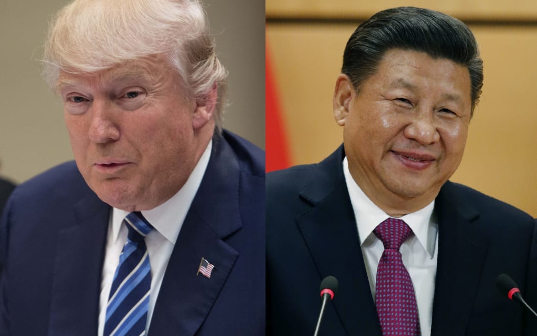 US President Donald Trump and Chinese president Xi Jinping.