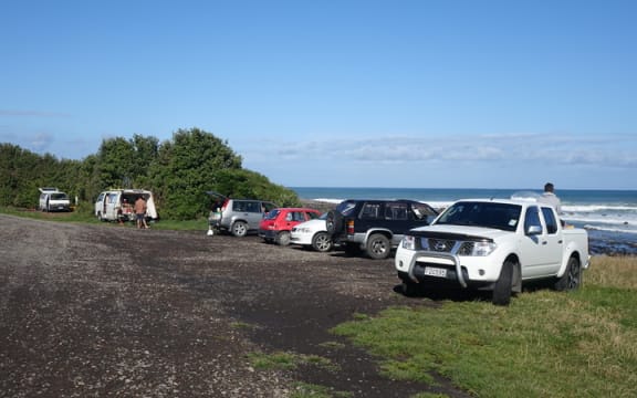 Paora Road is a popular destination for surfers and freedom campers.
