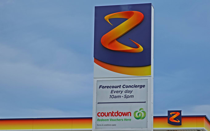 Z service station Wellington.