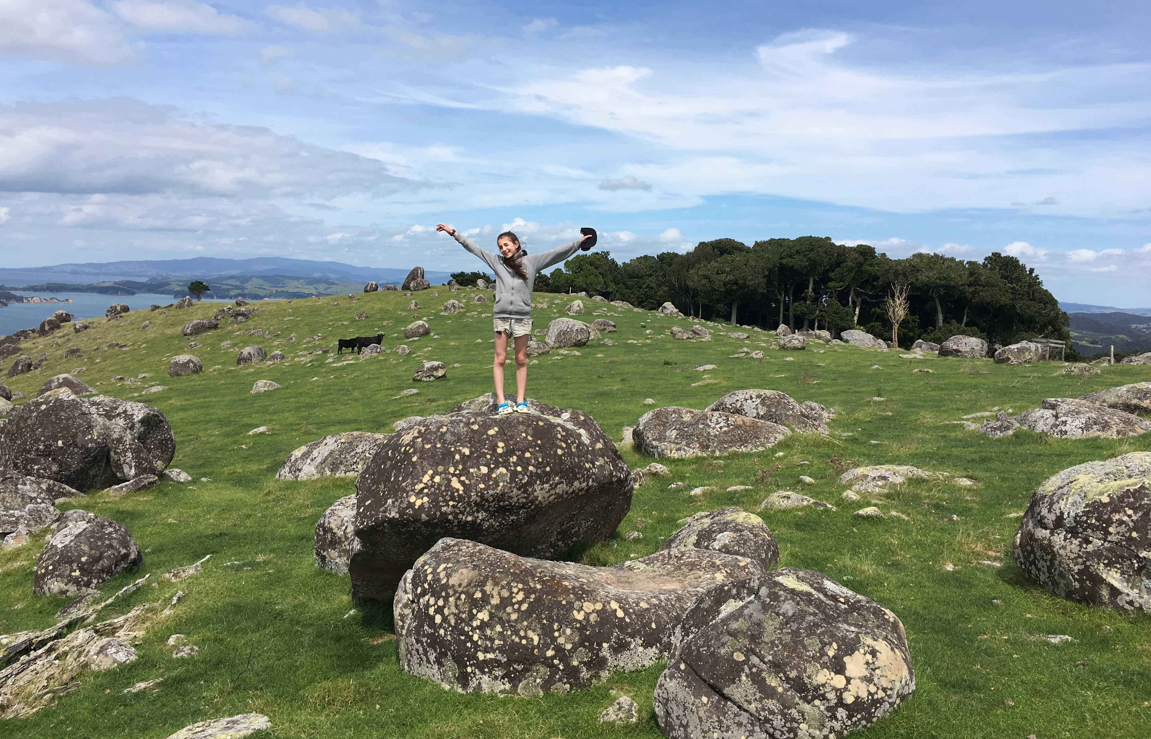 Visitors, such as Gil Sellem pictured, will still be able to walk freely at Stony Batter reserve if the proposed lease is approved