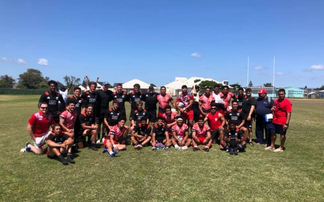 Tonga played New Zealand during a training camp in Mount Maunganui.