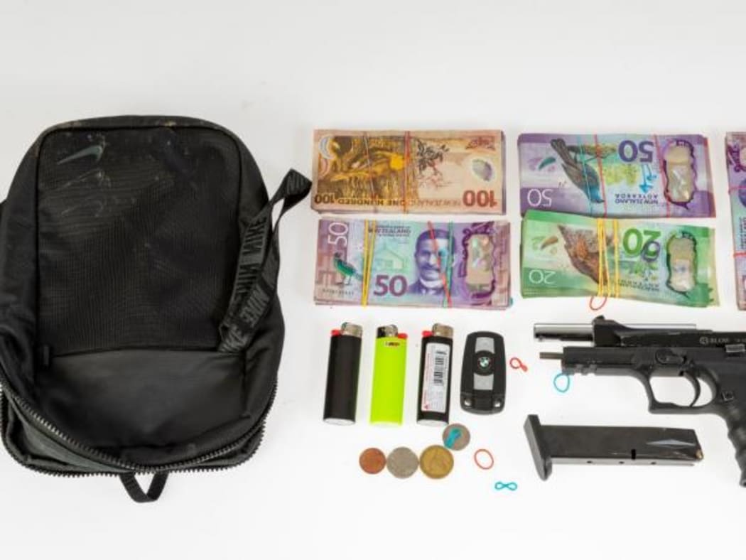 Some of the items seized by police during search warrants in Invercargill and Dunedin.