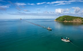 Cable work underway in New Caledonia