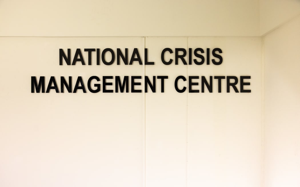 In the Beehive Bunker, properly known as the National Crisis Management Centre, from where national emergency responses are co-ordinated.