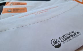 Local council elections post envelopes with Electoral Commission logo.