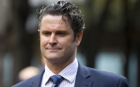 Former New Zealand cricketer Chris Cairns leaves Southwark Crown Court in London in October 2014.