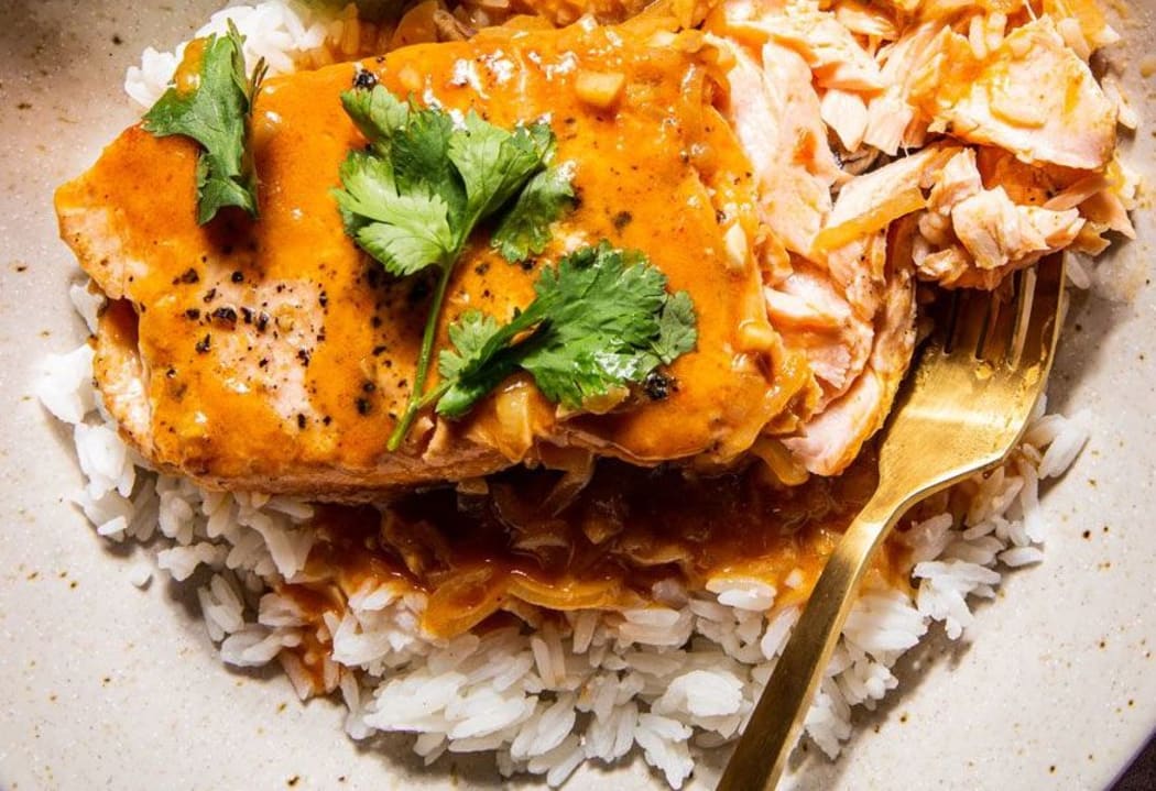 Salmon curry
