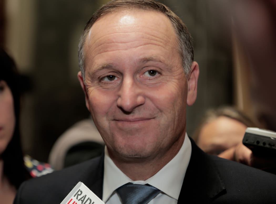 280114. Photo Diego Opatowski / RNZ. PM John Key at Parliament