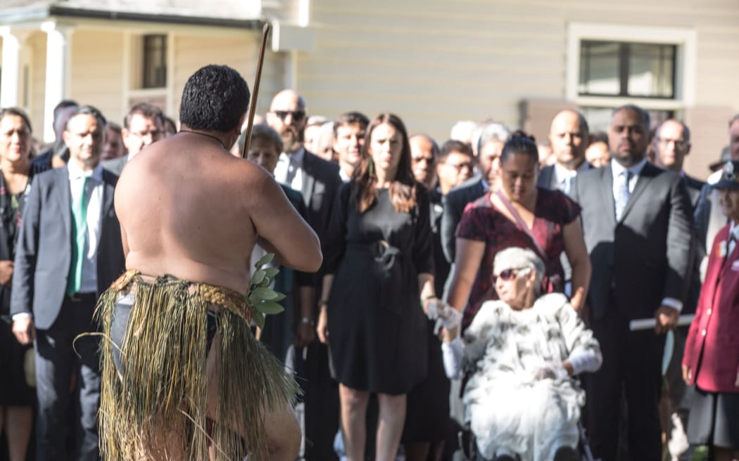 Jacinda Ardern welcomed onto marae