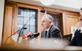 Speaker Trevor Mallard being questioned at a Select Committee on 16 December, 2020.