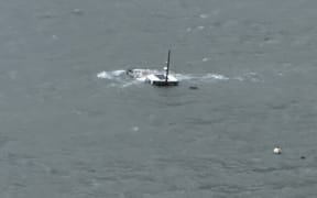The 12.5 metre boat had a dog on board that was recovered safely and returned to its owner.