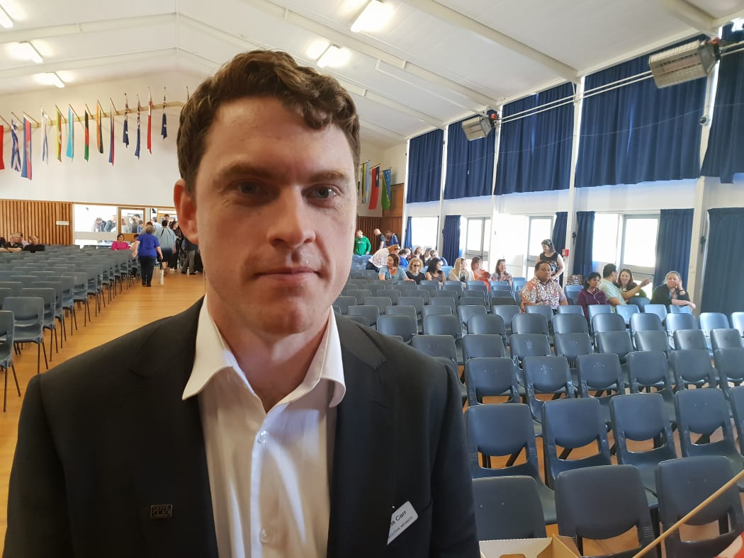 PPTA's Hutt Valley and Wairarapa representative Chris Carr.