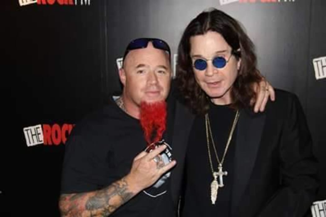 Paul Martin aka The Axeman and Ozzy Osbourne