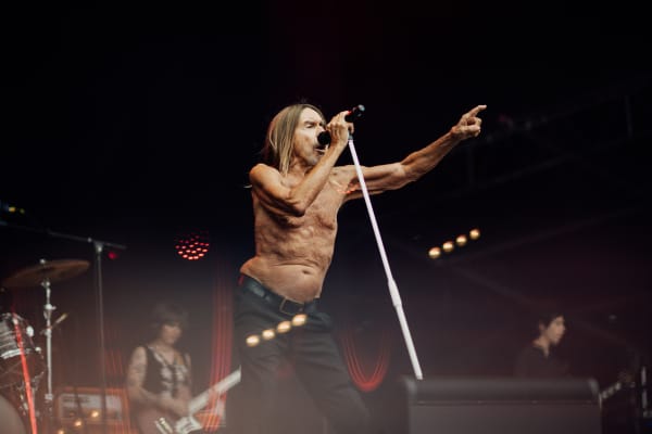 Iggy Pop performs at the Taupō Amphitheatre on Saturday, January 24.