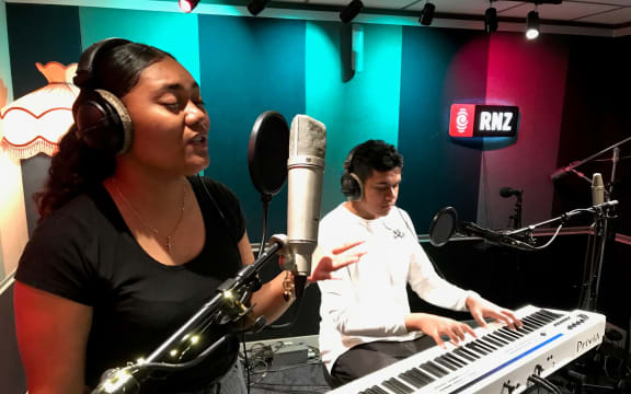 Silika Isaia and Russell on keyboards