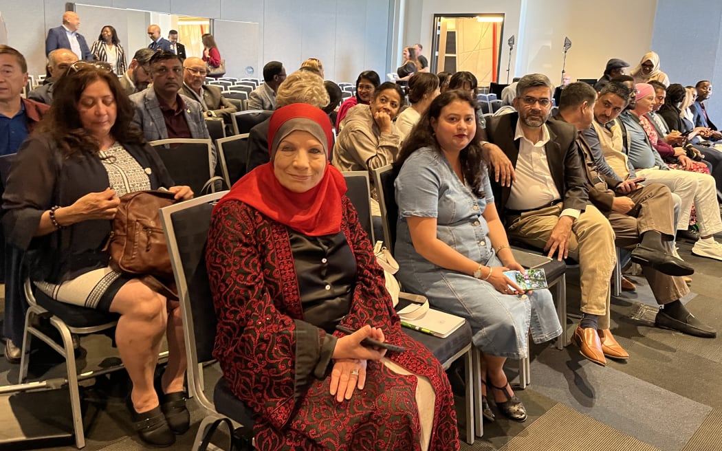 Ethnic community leaders at the meetup with Mark Mitchell, the minister for Ethnic Communities.