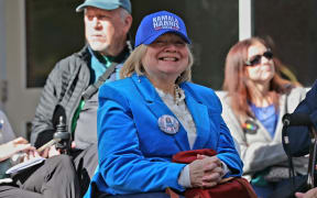 Muhlenberg College Harris Rally