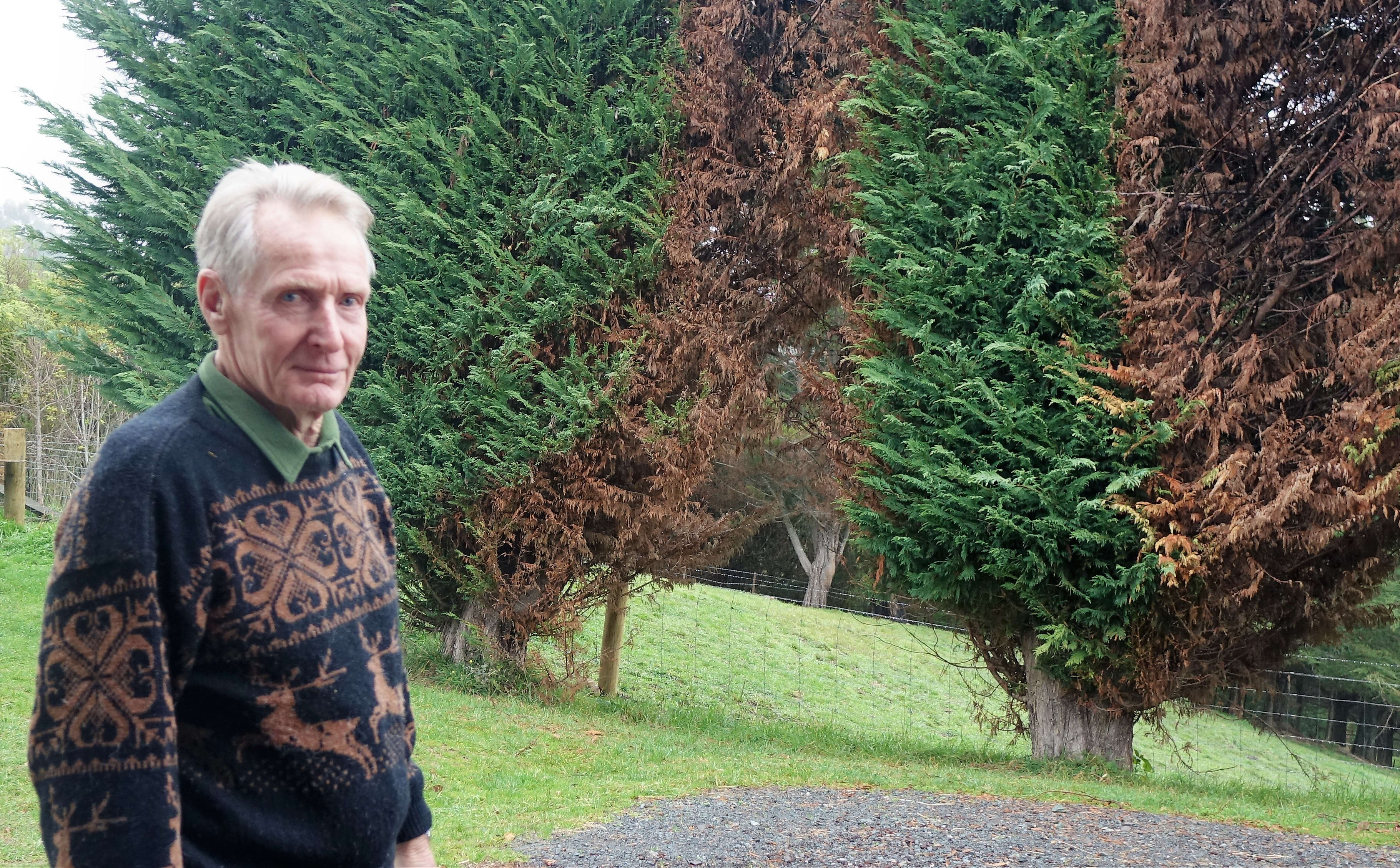 Mike Waring of Redwood Valley was threatened with arrest for refusing to leave his and his wife Gabrielle's home during the 2019 Pigeon Valley fire.