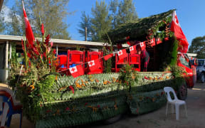 TIHE's float for the The Tourism Industry and Cultural Festival