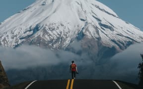 Old Kent Road view of Mount Taranaki