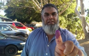 Naim Ali has cast his vote