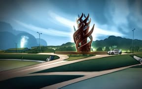 An artist's impression of the sculpture. PHOTO/ROTORUA LAKES COUNCIL

A sculpture for Rotorua