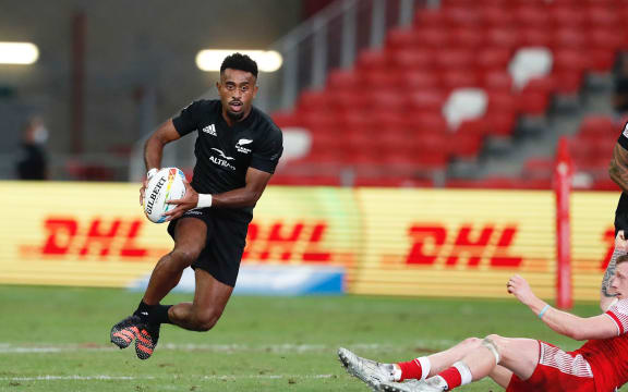 Akuila Rokolisoa of the All Black Sevens